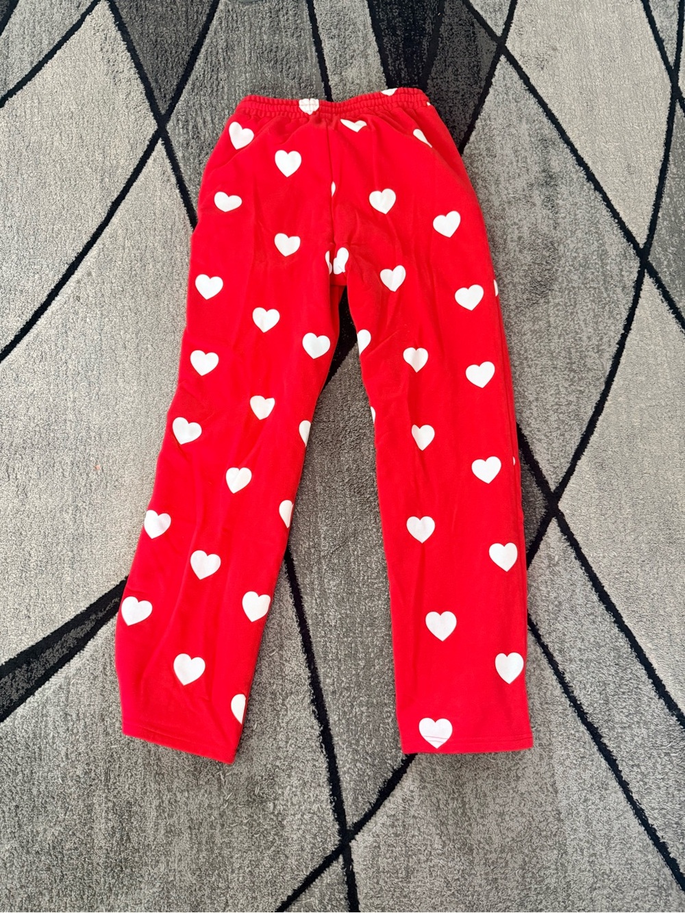 Red Heart-Print Women's Lounge Joggers